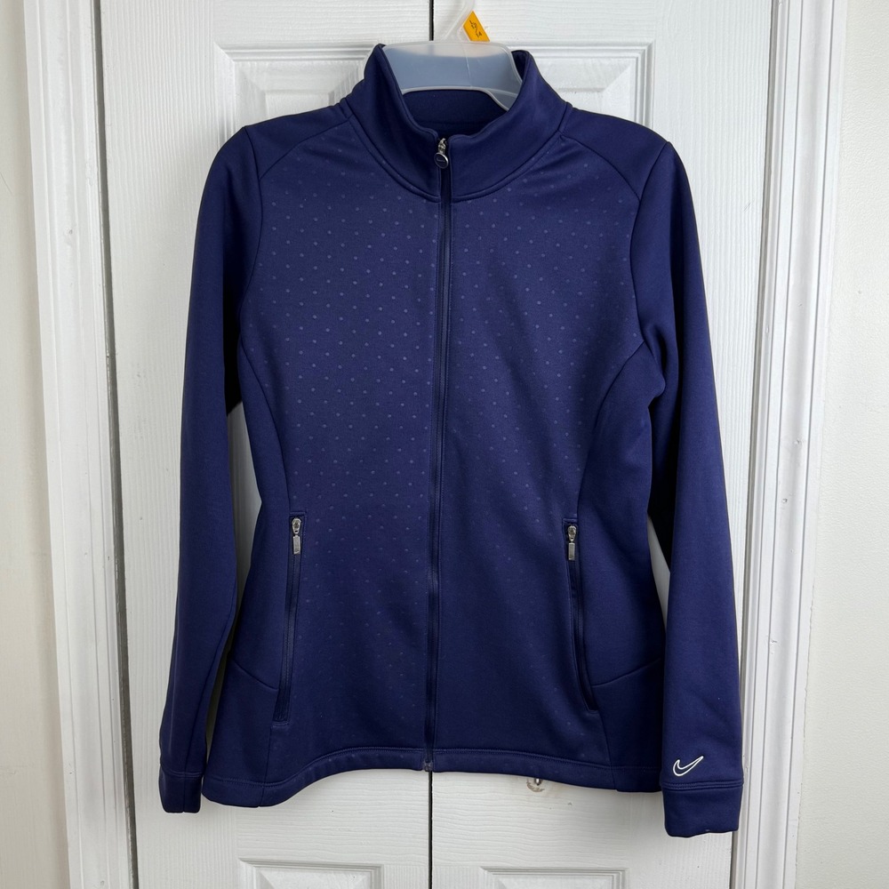 Nike Golf Tour Performance Therma-Fit Purple Full Zip Jacket‎ Women's Small